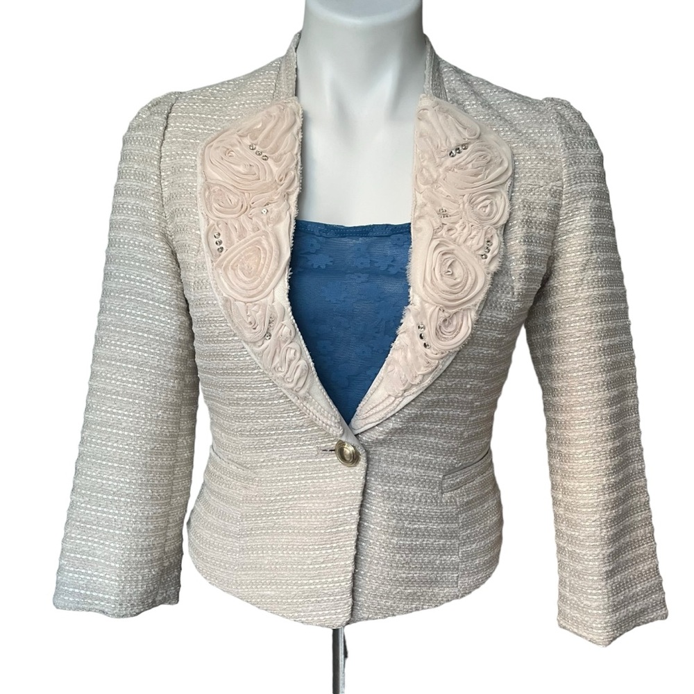 Korean brand Vintage Joinus Fitted Short Jacket, Sz XS